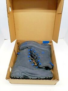 Columbia Bugaboot III Youth Black Blue Winter Waterproof Boots Size 6Y snow
