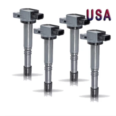 For Acura RSX 2.0L l4 2002 -2006&Honda CR-V 2.4L 2002-2009 4X Ignition Coil NEW - Imagem 1 de 4