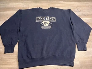 Vintage Penn State Nittany Lions Sweatshirt Embroidered XL Embroidered Spell Out - Picture 1 of 6