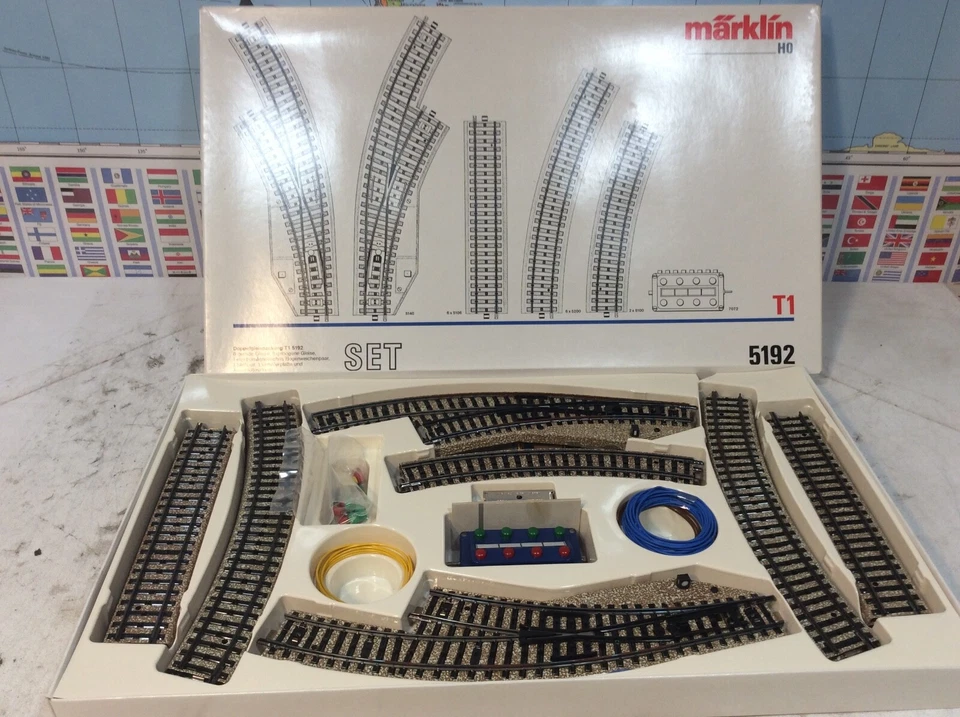 Marklin E 5192 T 1 Metal Double Track  SET for  H0 scale - Image 1 of 4