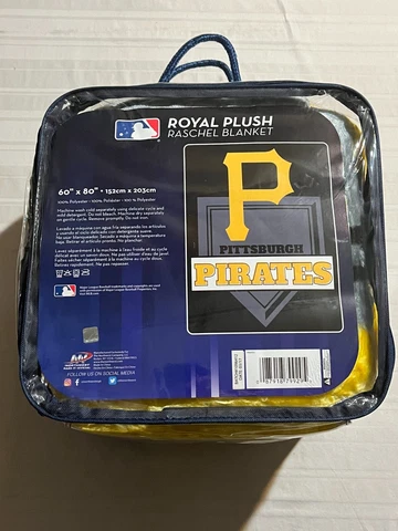 Pittsburgh Pirates MLB 60" x 80" Plush Throw Blanket Northwest Company Cover