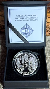 ERYLIK 2024 Kazajstán 1000 Tenge moneda de prueba de plata - Imagen 1 de 6
