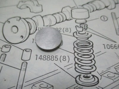 Triumph TR7, Stag, SAAB 99 valve lash adjusting shims, many sizes NOS Leyland - Image 1 of 4