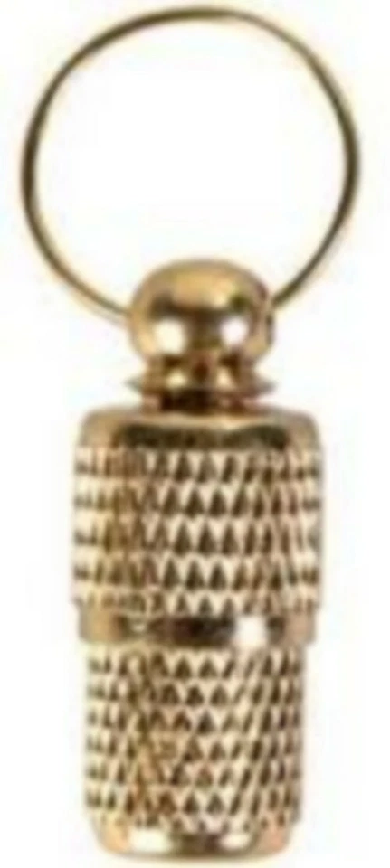 Tube Adressanhänger für Halskette Tiere Katzen Hunde Golden Packung Von 2/ - Bild 1 von 1