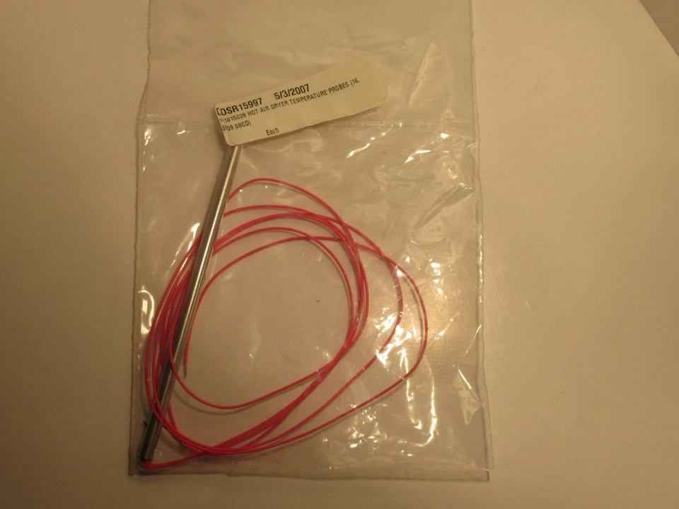 GENESIS 1015039 HOT AIR DRYER TEMPERATURE PROBE NEW  - Image 1 of 3