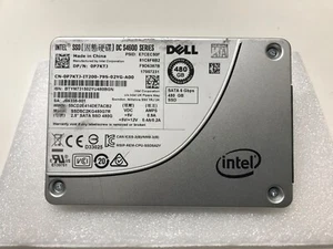INTEL DELL DC S4600 SSDSC2KG480G7R 480GB 2.5 inch SATA3 SSD R620 Grade C 0P7KTJ - Picture 1 of 1