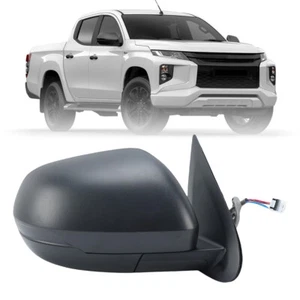 Espejo retrovisor puerta derecha para Mitsubishi Triton L200 2019-2022 negro conductor térmico - Imagen 1 de 12