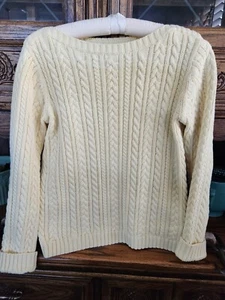 LAUREN RALPH LAUREN PULLOVER DAMEN SMALL HELLGELB 100% BAUMWOLLE - Bild 1 von 6