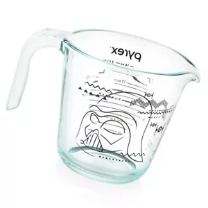 Darth Vader Star Wars DeathStar Disney Pyrex 2 tazze 16 once NUOVO - Foto 1 di 5