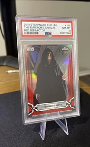 2019 Star Wars CHR. LEG. The Emperor’s Arrival Red Refractor #136 1/5 PSA 8 - Picture 1 of 2