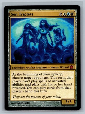 Magic The Gathering Alara Reborn Sen Triplets #109/145 MTG TCG CCG - Image 1 of 2