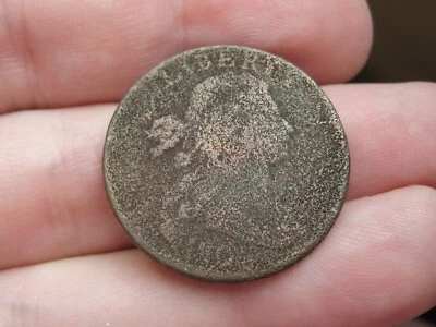 1800-1807 Draped Bust Large Cent Penny- Stemless - Image 1 of 4