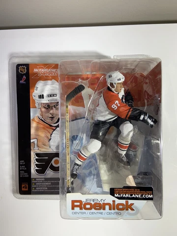Jeremy Roenick in White Philadelphia Flyers NHL McFarlane Series 4 Figure 2002 Cover