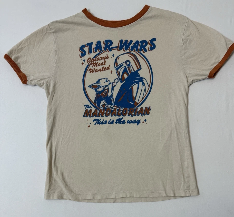 🪐 Star Wars “The Mandalorian – This Is The Way” Ringer Tee (Size XL) - Image 1 of 2