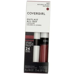 CoverGirl Outlast All-Day Lip Color, Natural Blush, 0.07 fl oz, 2 Ct - Picture 1 of 2