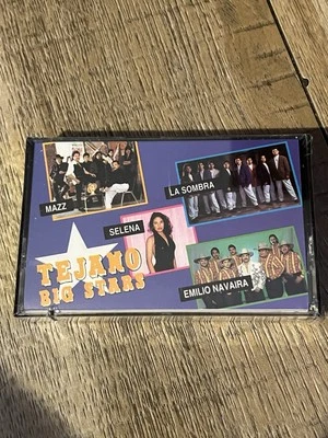 TEJANO BIG STARS 1993  SELENA/MAZZ/LA SOMBRA/EMILIO NAVAIRA Cassette Tape  (A) - Image 1 of 3