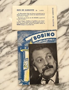 Georges Brassens BOBINO Program PARIS programme 1956 & Non De Garantie Rare - Picture 1 of 5