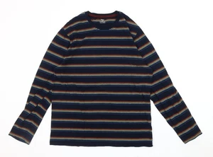 Marks and Spencer Men's Striped Pyjama Top M - Picture 1 of 12