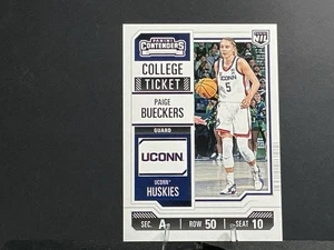 2025 Panini Contenders PAIGE BUECKERS College Ticket Rookie Card #1 UCONN WINGS - Picture 1 of 2