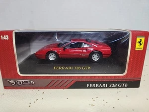 1/43 Hot Wheels FERRARI 328 GTB Diecast Modelo MINICAR Rojo - Imagen 1 de 5