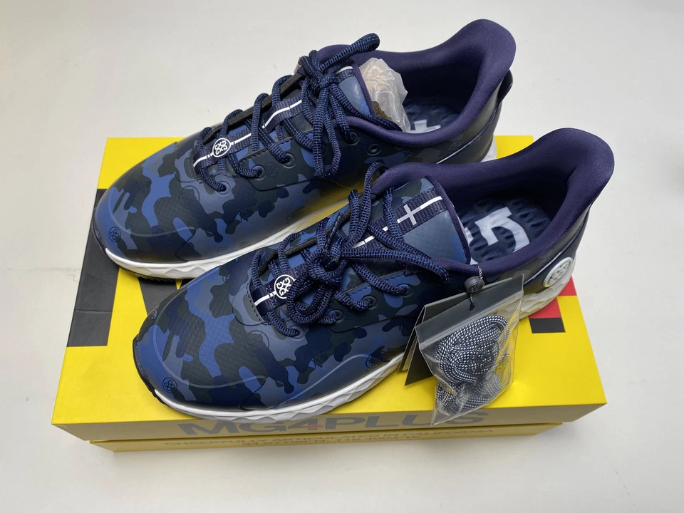 G/Fore GFORE MG4 T.P.U. Camo Golf Shoes Blue Men's Size 9.5 US #GMF000019