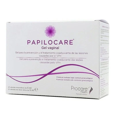 Papilocare Vaginal Gel 21 Unidoses 5ml Body Lubricant for Your Skin - Image 1 of 2
