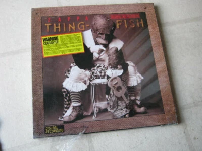 ZAPPA 1984 "THING-FISH" NEW/SEALED ORGNL VINTAGE 3LP BOX SET wBKT + HYPE STICKER - Imagem 1 de 4