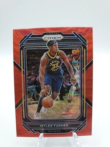 2022-23 Panini Prizm Sparkle Pack Myles Turner Red Sparkle PRIZM SSP #108 - Picture 1 of 4