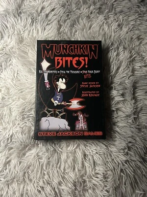 Munchkin Bites! Card Game Steve Jackson Games Dork Tower Games *COMPLETE* - Image 1 of 3