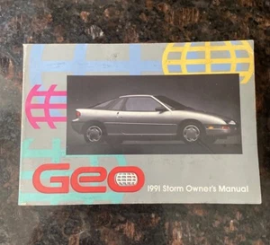 Owner´s Manual / Handbook Geo Storm Stand 1991 - Bild 1 von 4
