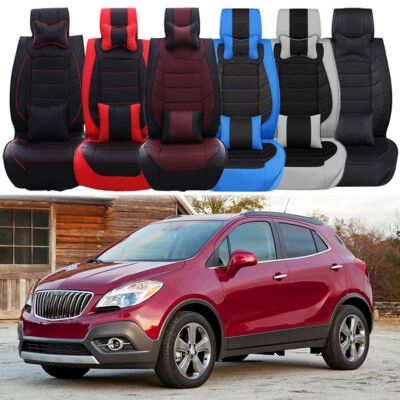 For Buick Encore GX 2/5-Seat Full Set Car Seat Cover Front + Rear Luxury Leather - Изображение 1 из 4