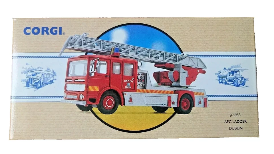 Corgi - Model 97353 - 1/50 Scale - AEC Fire Engine Dublin Ladder - Image 1 of 1