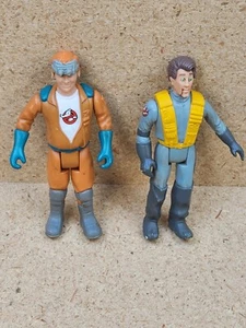 VINTAGE 1987 KENNER The Real GHOST BUSTERS FRIGHT FEATURES Peter and Ray Figures - Picture 1 of 8