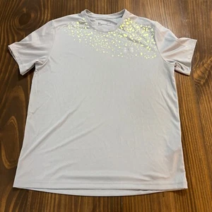 UNDER ARMOUR Herren Sportshirt Large grau neon gesprenkelt HeatGear Performance - Bild 1 von 5