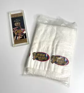 1998 NBA Finals Souvenir Ticket & Bench Towel Chicago Bulls Jordan’s Last Dance - Picture 1 of 20