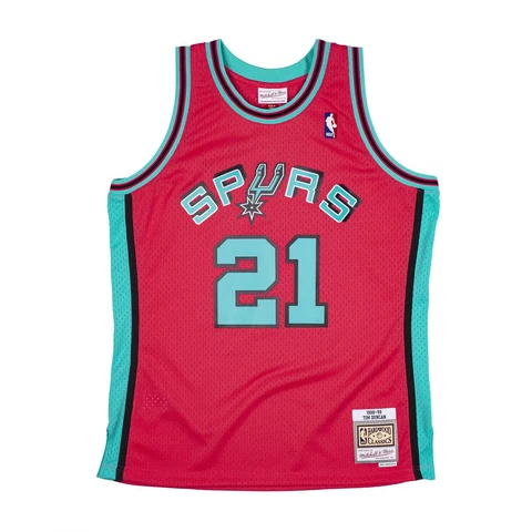Mens Mitchell & Ness NBA Reload Swingman Jersey Spurs 1998 Tim Duncan Cover