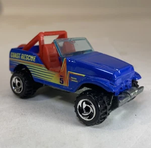 Hot Wheels Trail Buster Blue Coast Rescue Loose - Picture 1 of 9