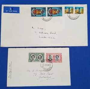 2x Rhodesia FDC 's Apr 1947 & Dec 1972 - Picture 1 of 10