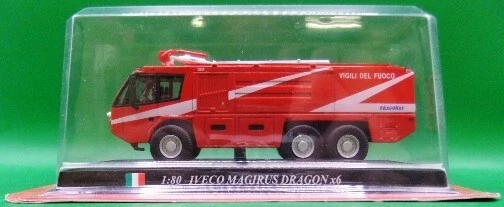 DEL PRADO  IVECO MAGIRUS DRAGON 6x6   Fire Service Vehicle  1/80 - BBB179 - Image 1 of 1