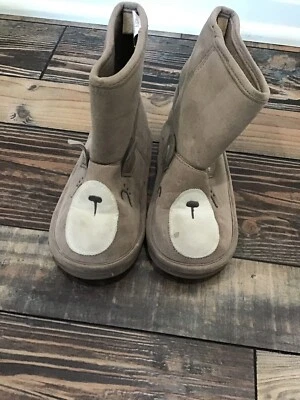 Gymboree Woodland Wonder Bear Botas Marrón Zapatos Niñas Talla 9 Foto 1 de 4