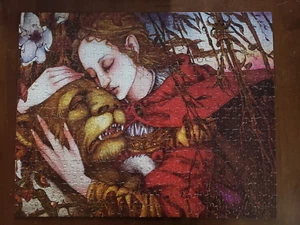 Puzzle de Belleza y la Bestia de colección completo Mariana y Mercer Mayer 1978 Gallins - Imagen 1 de 6