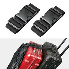 2pcs Add a Bag Luggage Set Strap Travel Luggage Suitcase Adjustable Belt US