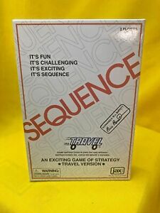 SEQUENCE -Exciting Strategy Board Game- Travel Version 2-Players JAX LTD NEW!