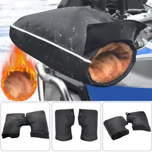 Therml MOTORCYCLE Handle Bar Muffs Motor Bike Winter Warm Hand Potector Mitts - Picture 1 of 7