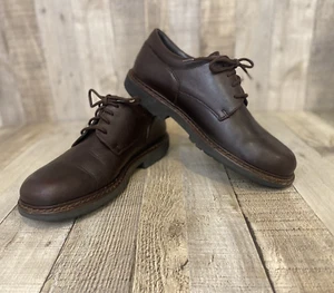 Eddie Bauer Schuhe Herren 9,5 M Braun Leder Freizeit Schnürschuhe Oxford Schuhe - Bild 1 von 9