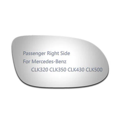 Cristal espejo retrovisor de repuesto nuevo para Mercedes-Benz CLK320 1999-2005 lado pasajero Foto 1 de 4