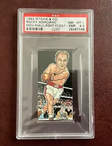ROCKY MARCIANO 1992 Ritchie & Co Move, Maul, Fight Float PSA 8.5 FREE SHIPPING! - Picture 1 of 2