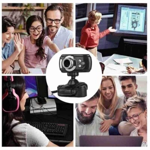 Beesclover 50mp PC Webcam 3 led USB sans pilote - Photo 1/7