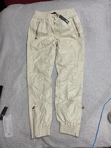 RARE New Makobi Designer Men's Pant Size: Large - Ivory Faux - Limited Edition - Picture 1 of 11