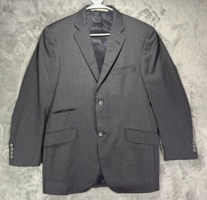 Burberry London Blazer Mens 38S Gray Wool Two-Button Designer Sport Jacket USA - Picture 1 of 12